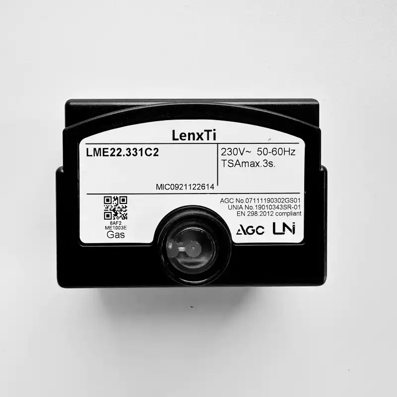 SIEMENS LME22.331C2 Gas Burner Control (Combustion Sequence Controller, AC 230V, 2-Stage Burner, Flame Monitoring)