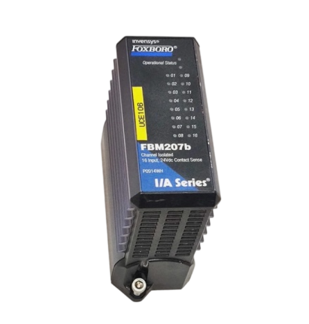 Foxboro FBM207b P0914WH Contact Sense Input Module (I/A Series 200, 16-Channel, 24V DC, Isolated)