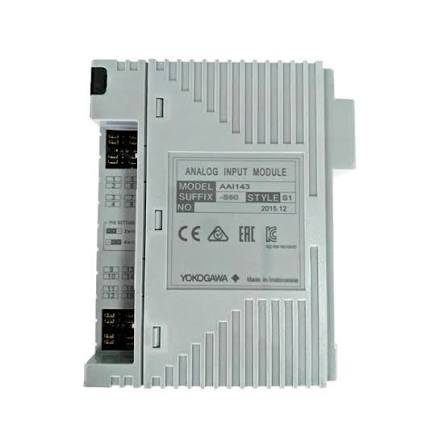 YOKOGAWA AAI143-H50 S1 Analog Input Module (16-Channel, 4-20mA, Isolated, HART, for CENTUM VP)