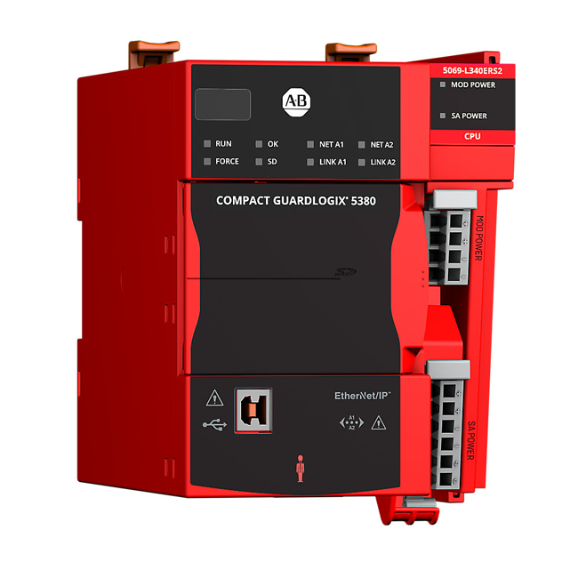 New Original Allen Bradley 5069-L340ERS2 Compact GuardLogix 5380 Safety Controller in Stock