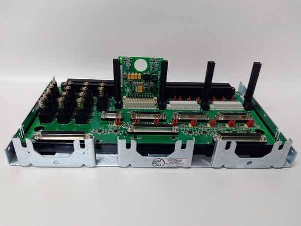 GE IS200TVBAH2ACC Vibration Input Terminal Board (Mark VIe Speedtronic, 8-channel, for Proximitors/accelerometers; Emerson spare part)